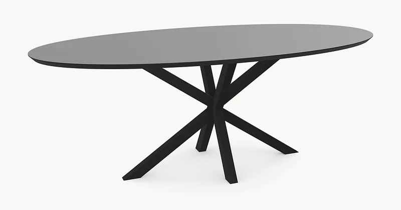Fenix Grigrio Antrim eettafel - Ovaal - Matrix onderstel