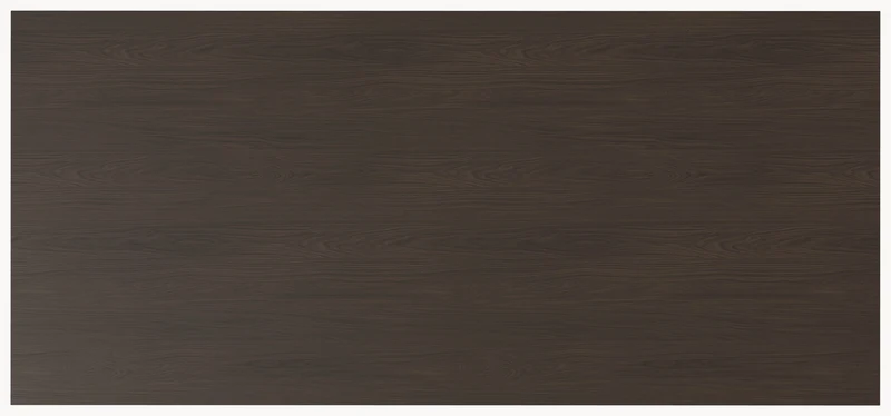 Melamine eettafel Casella Oak Chestnut Brown - Recht - N Onderstel