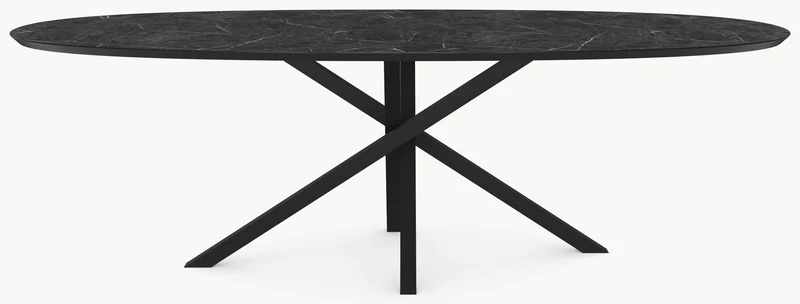 Melamine eettafel - Deens Rond - Matrix Twist