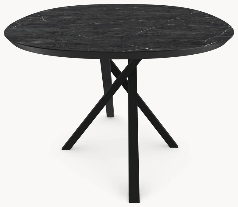 Melamine eettafel - Deens Rond - Matrix Twist