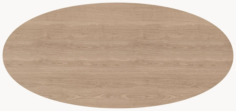 Eiken eetafel - Ovaal - Cone eiken onderstel