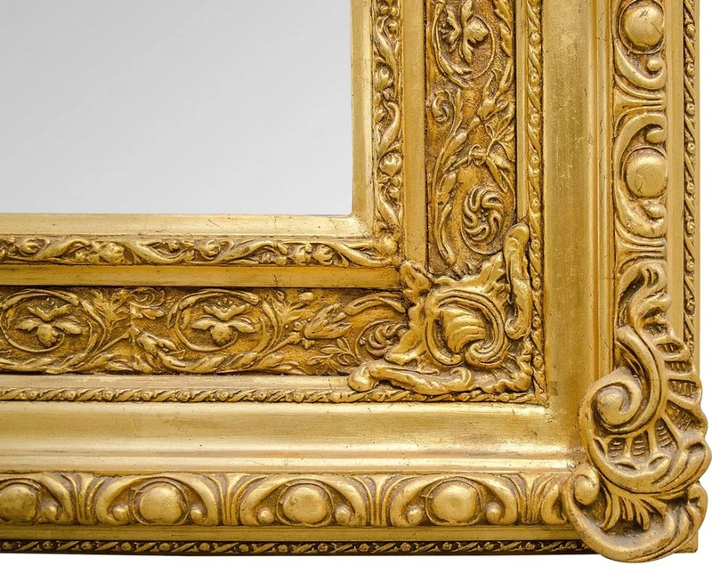 Prunkvoller Casa Padrino Barock Wandspiegel 108 x H. 207 cm - Barock Spiegel