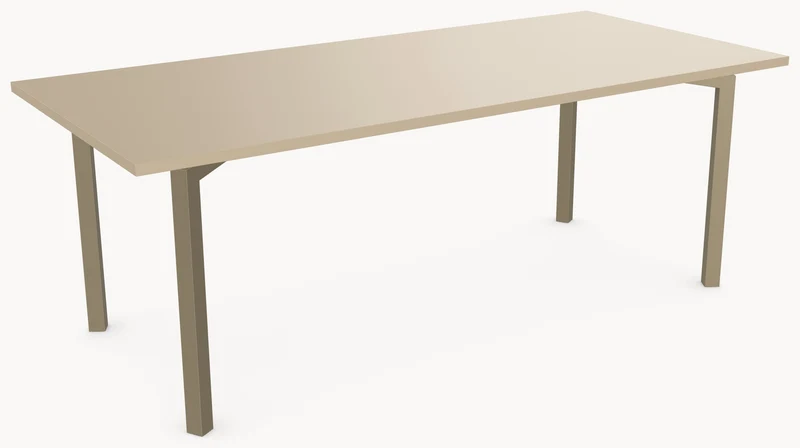 HPL eettafel Mojave - Recht - Hook onderstel metaal