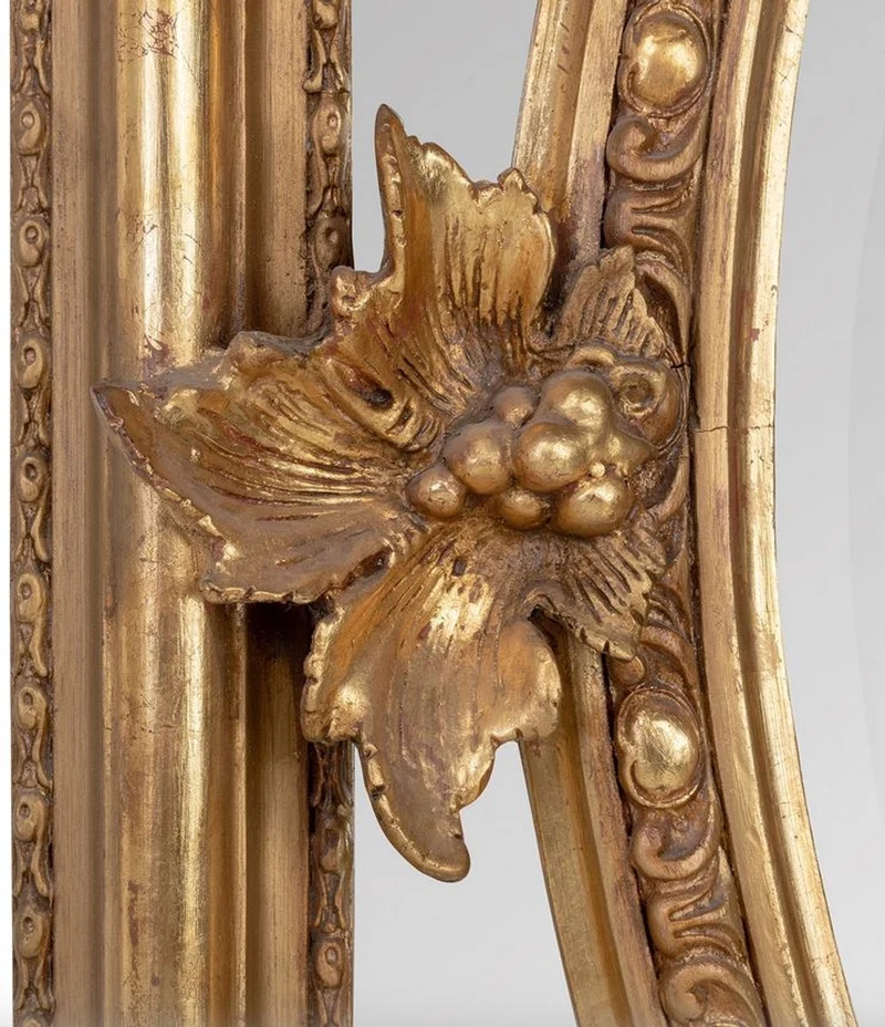 Casa Padrino Barock Spiegel Gold 90 x H 120 cm - Wandspiegel Antik Stil Wohnzimmermöbel