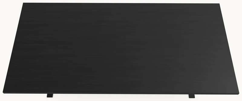 HPL eettafel Black Oak - Recht - K 5x5 metaal