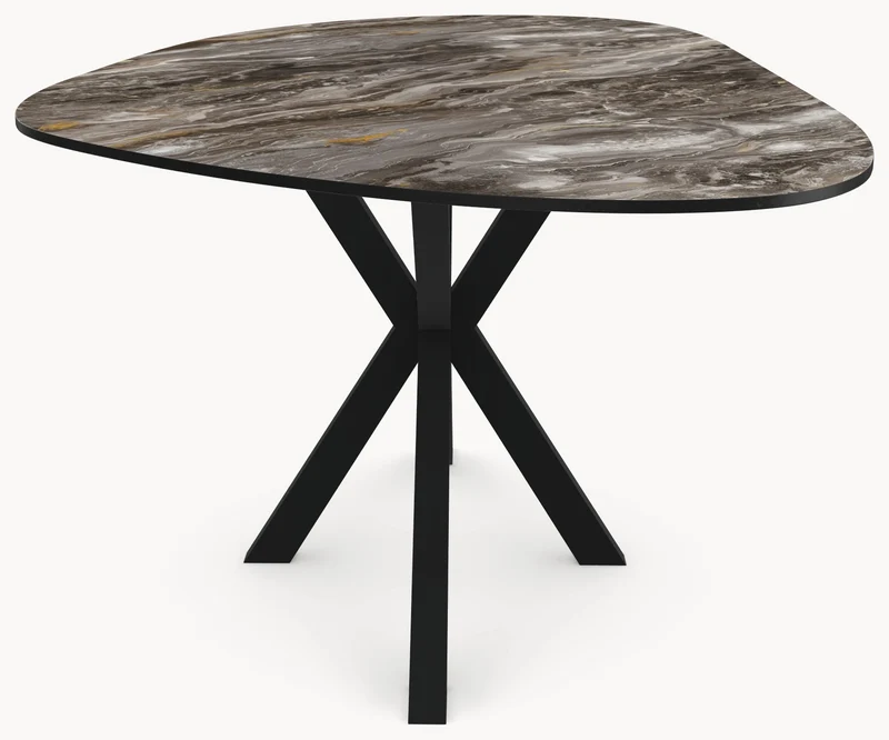 Keramiek eettafel Orobico Luxe - Organisch B - Matrix Metaal