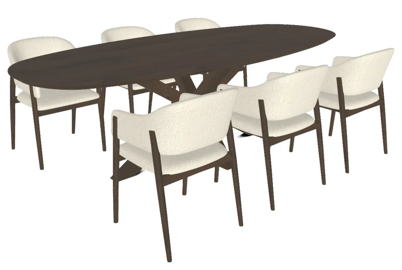 Eetkamerstoel 10 (configureer in 3D)
