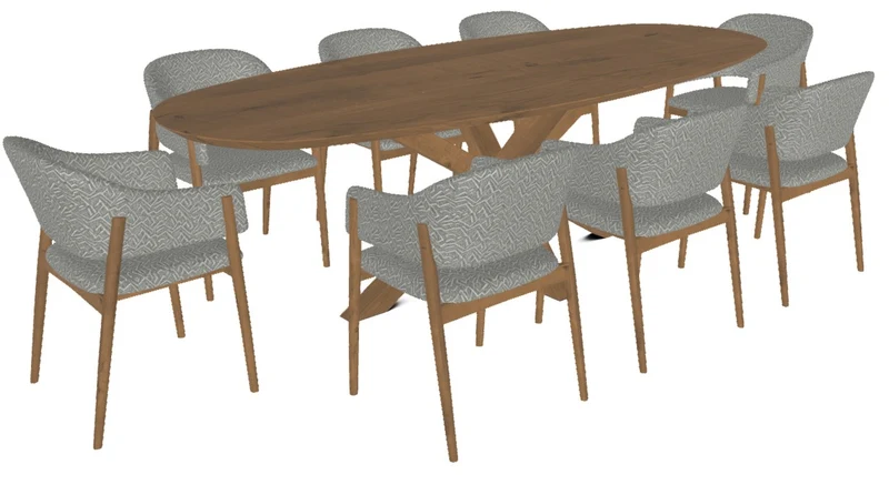Eetkamerstoel 10 (configureer in 3D)