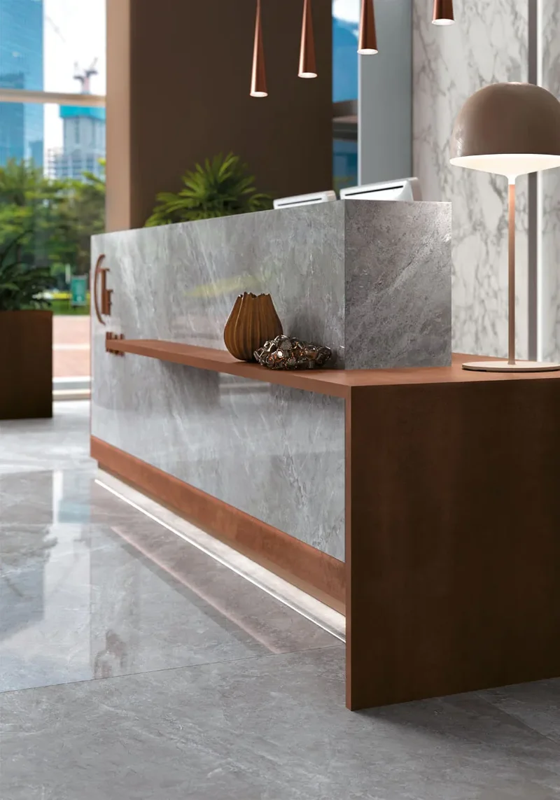 Keramische tafel Tundra Select - Kiezel B - Trios
