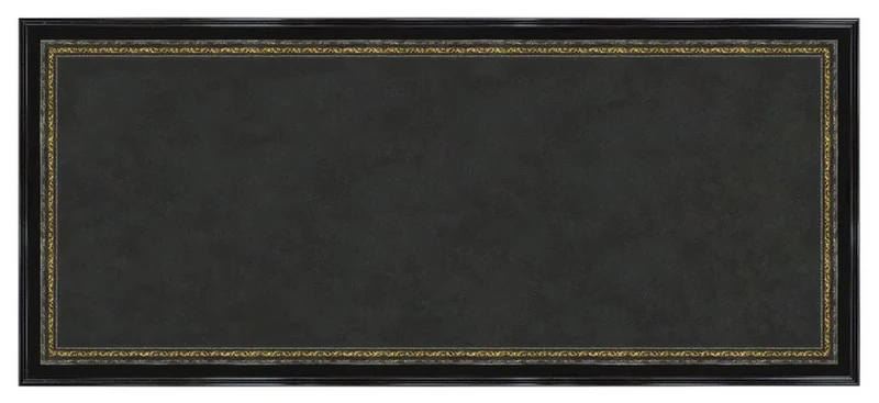 Casa Padrino Luxus Barock Schreibtisch Schwarz / Gold - Prunkvoller Mahagoni Bürotisch mit 3 Schubladen - Barock Büro Möbel - Luxus Büro Möbel im Barockstil - Edel & Prunkvoll