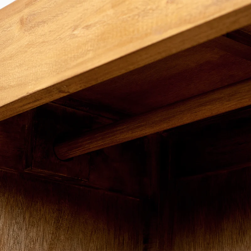 Hochzeitsschrank ASIA Antik Natural ca. H175cm Massivholz