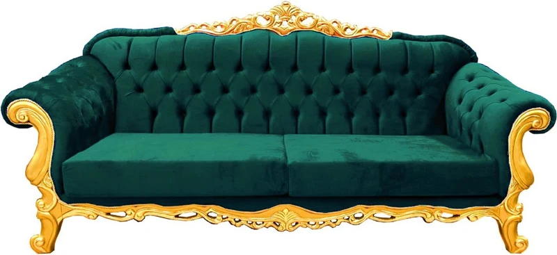 Casa Padrino Luxus Barock Sofa - Verschiedene Farben - Prunkvolles handgefertigtes Wohnzimmer Sofa - Barock Wohnzimmer Möbel