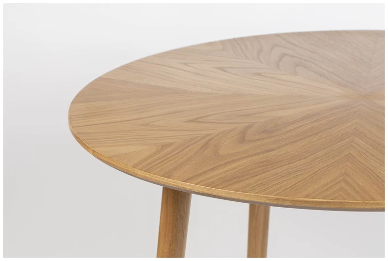 Esstisch FABIO Eiche furniert Ø 120 cm mit runder Platte