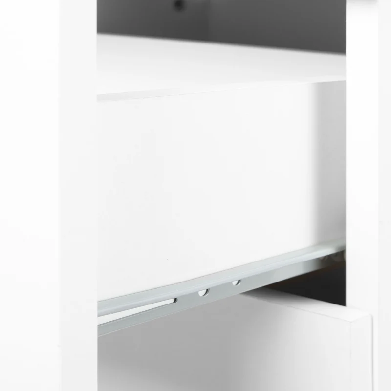 Kommode WESTPHALEN 6-B Weiß mit 6 Schubladen, 122x40x50 cm