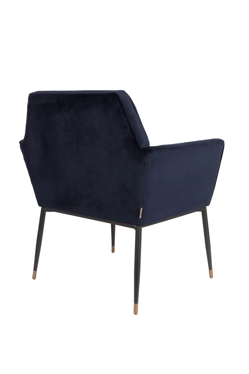 Armlehnstuhl KATE DEEP BLUE Samt von DUTCHBONE