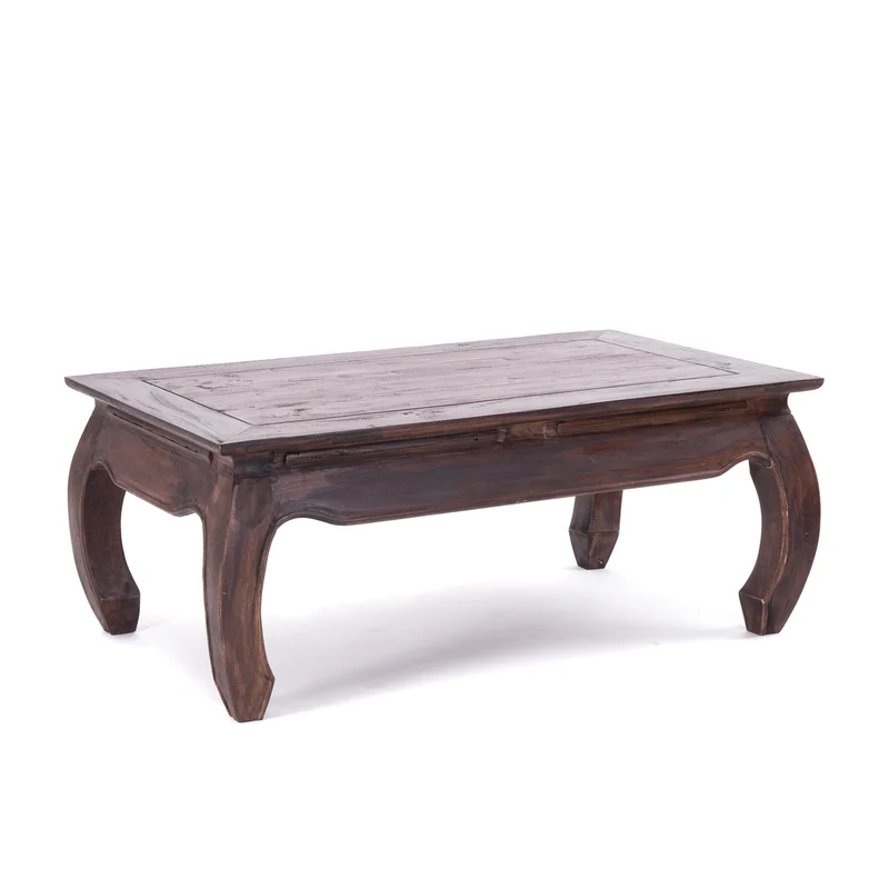 OPIUMTISCH "EAST" | 100x60cm (BxT), Mahagoni | Beistelltisch | Farbe: 03 dunkelbraun