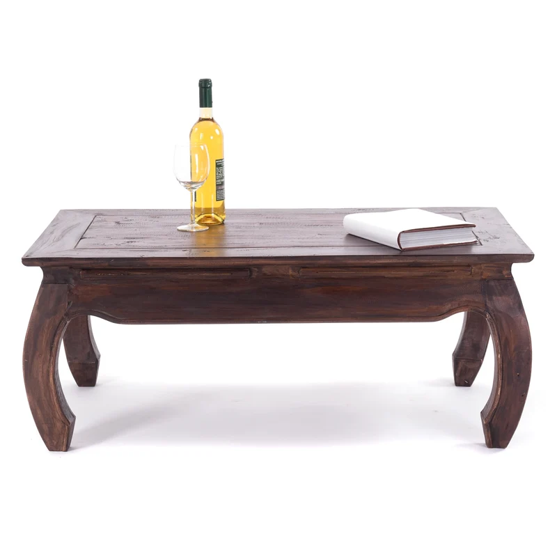 OPIUMTISCH "EAST" | 100x60cm (BxT), Mahagoni | Beistelltisch | Farbe: 03 dunkelbraun
