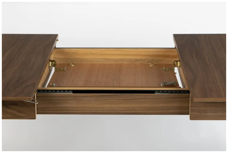 Esstisch GLIMPS von ZUIVER 180 x 90 ausziehbar Walnuss furniert