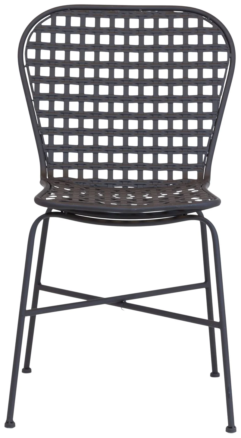 Gartenstuhl-Set VOLLATO (2er Set) – Bistro-Design in Dunkelbraun