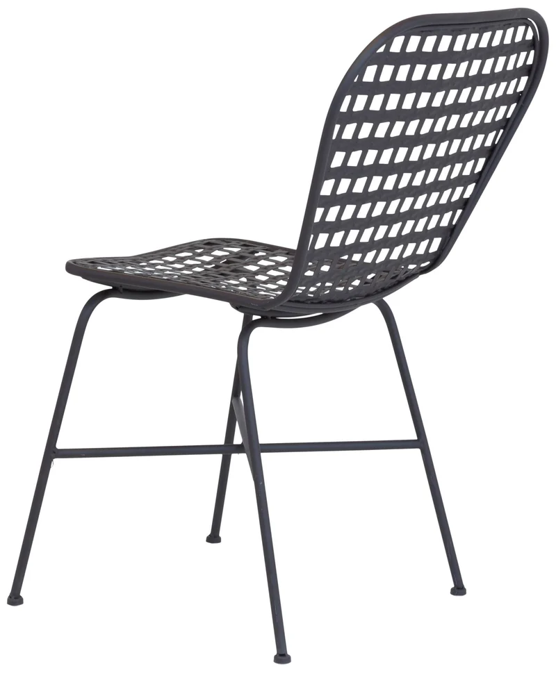 Gartenstuhl-Set VOLLATO (2er Set) – Bistro-Design in Dunkelbraun