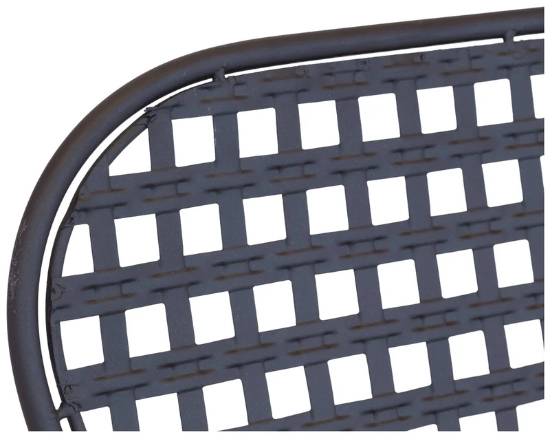 Gartenstuhl-Set VOLLATO (2er Set) – Bistro-Design in Dunkelbraun