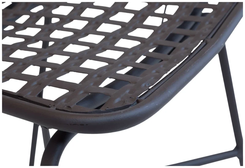 Gartenstuhl-Set VOLLATO (2er Set) – Bistro-Design in Dunkelbraun