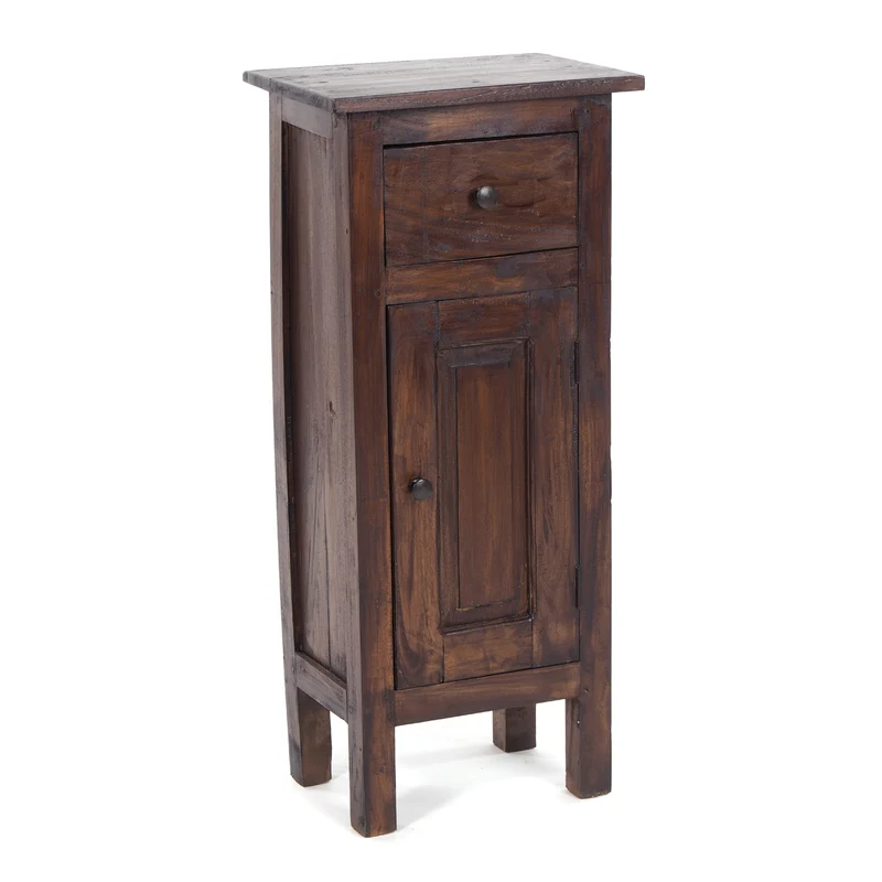 FLURSCHRANK "PLANT 80" | 80x36 cm (HxB) Mahagoni | Telefontisch | Farbe: 03 dunkelbraun