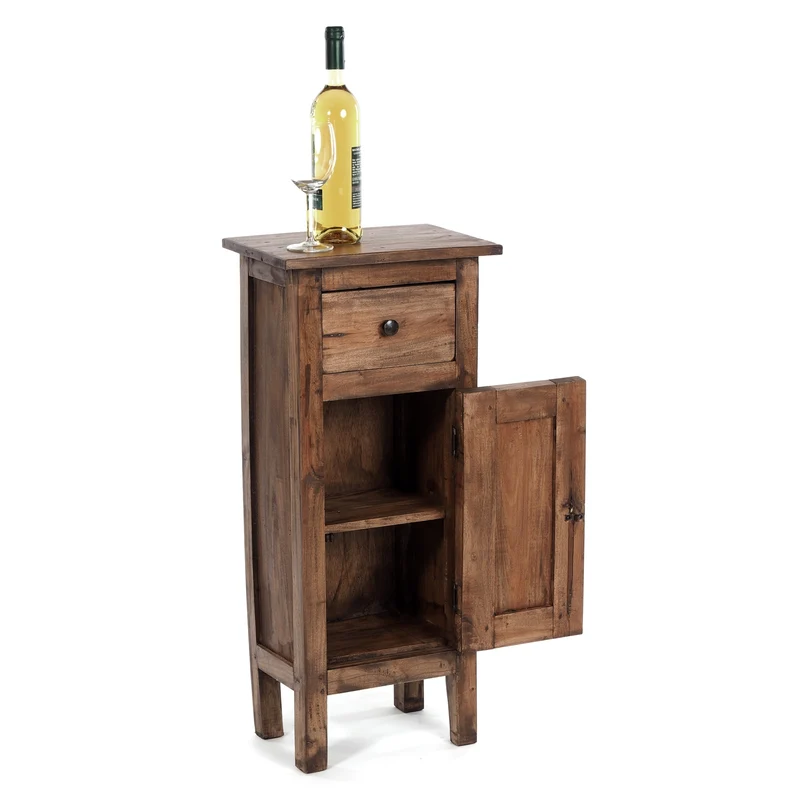 FLURSCHRANK "PLANT 80" | 80x36 cm (HxB) Mahagoni | Telefontisch | Farbe: 02 hellbraun
