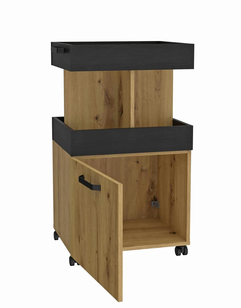 Servierwagen HOME BAR 203 Optik: Artisan Eiche Schwarzeiche, von Forte
