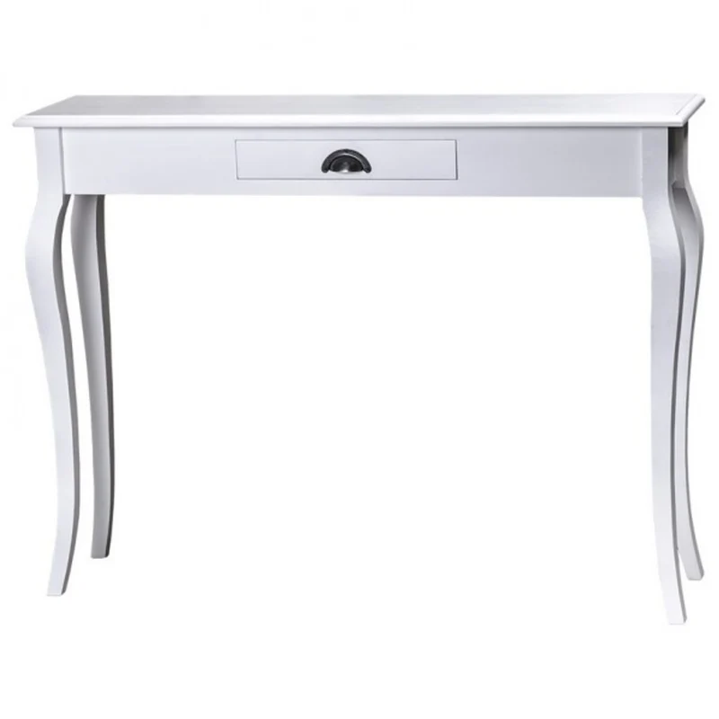 Casa Padrino Barock Konsole mit 1 Schublade 120 cm - Konsolentisch Landhaus Stil Sideboard Schrank Wandkonsole