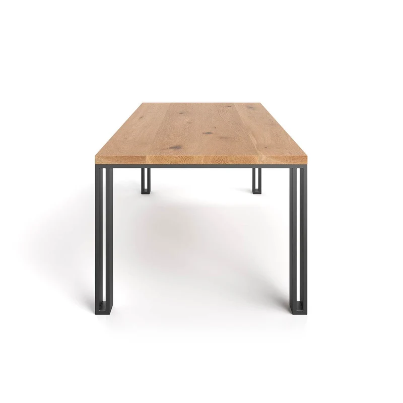 Industrial Esstisch aus massiver Eiche | Tisch Fold in verschiedenen Größen