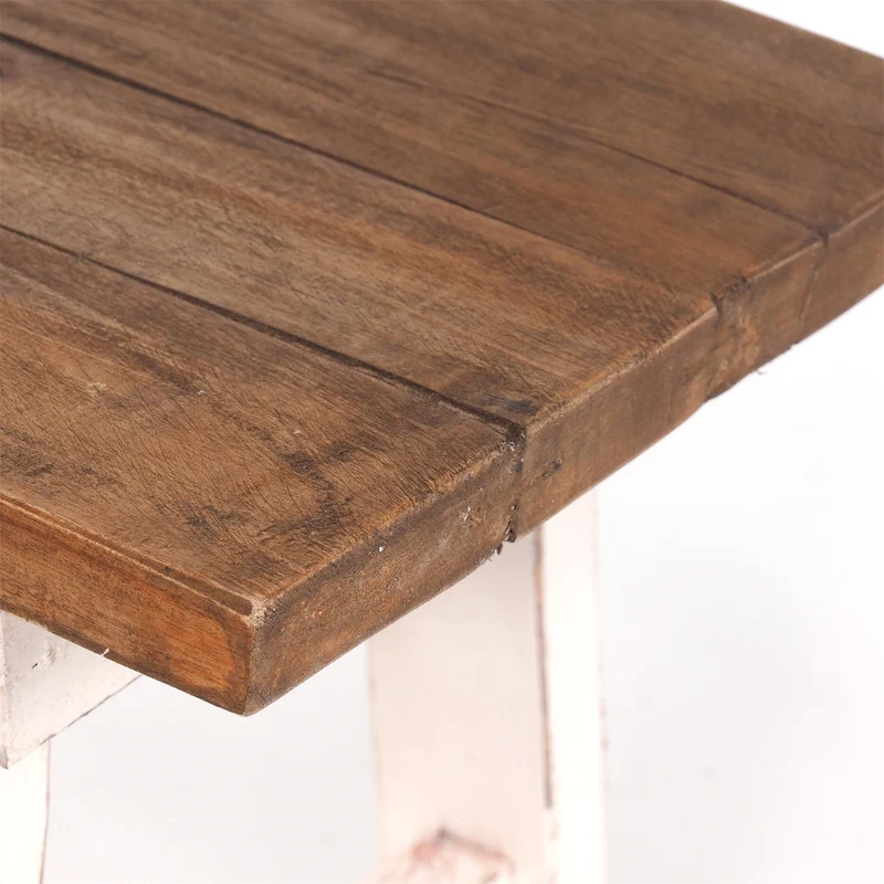 HOLZBANK "ANZIO" | Mahagoni, 90x39x26 cm (HxBxT) | Faltbank | Farbe: 06 weiß-landhaus
