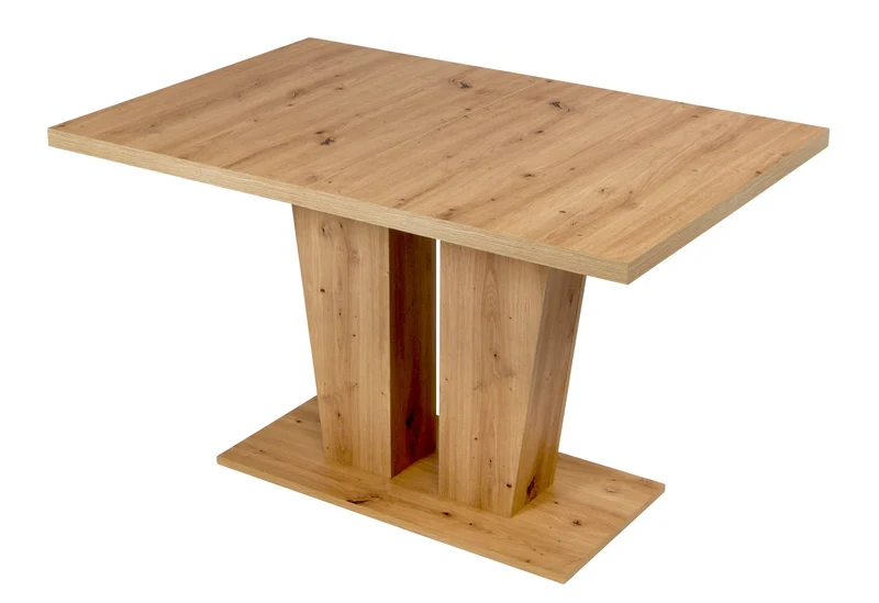 Esstisch VERONA Säulentisch 120 x 80 cm ausziehbar Artisan Eiche