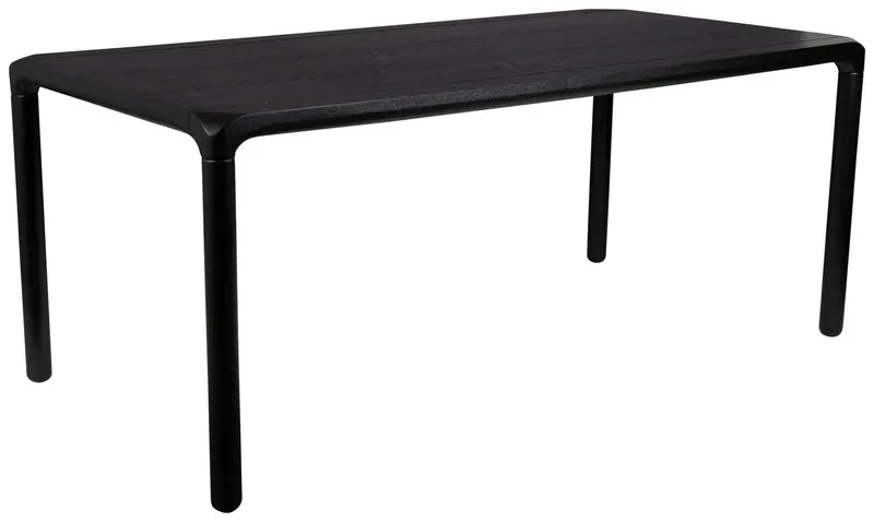 Design Esstisch STORM BLACK 180 x 90 cm von Zuiver Esche lackiert