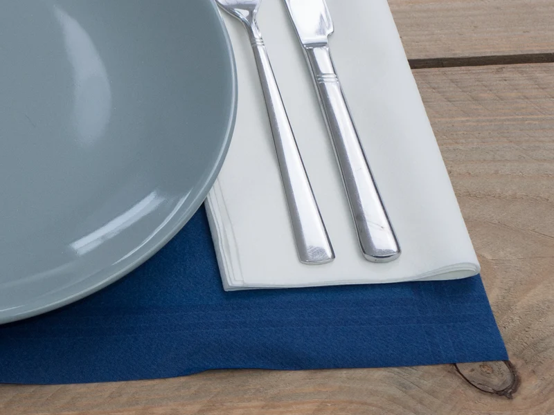Placemats 30 x 40 Blue, Airlaid doos a 1.000 Stuks.