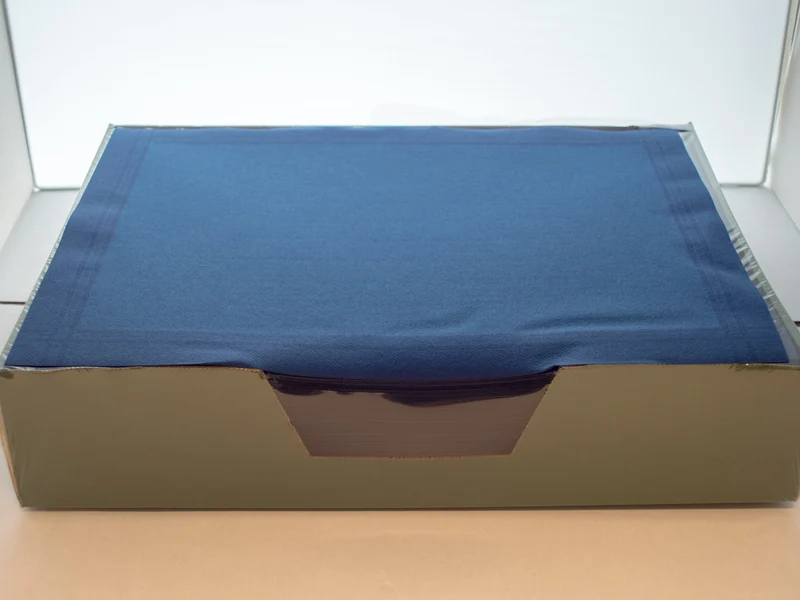 Placemats 30 x 40 Blue, Airlaid doos a 1.000 Stuks.