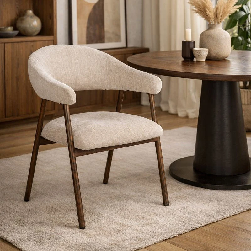 Esszimmerstuhl Scandi - 2er-Set – Skandinavisches Design - Tan