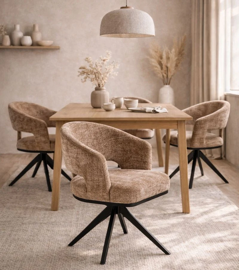 Stilvoller Esszimmerstuhl - Set Von 2 - Moderner Komfort
