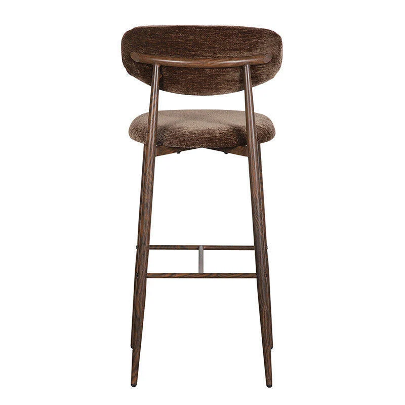 Japandi Barhocker - Set Von 2 - Stilvoll & Komfortabel - Umber