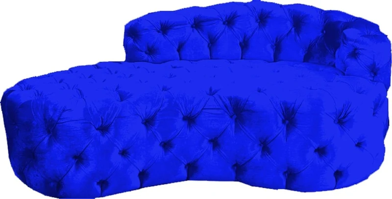 Casa Padrino Luxus Chesterfield Samt Chaiselongue - Verschieden Farben - Wohnzimmer Möbel - Chesterfield Möbel