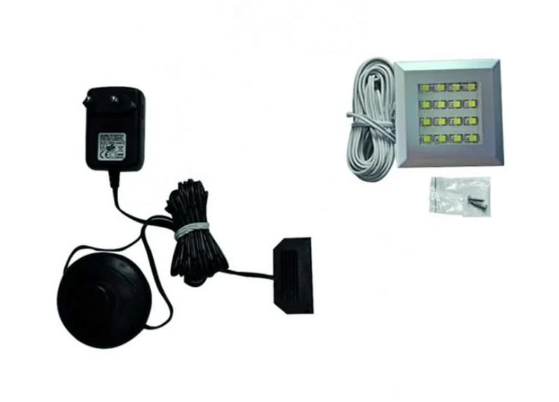 LED Beleuchtung Farbton Warmweiß 54x54 mm Einzelbeleuchtung