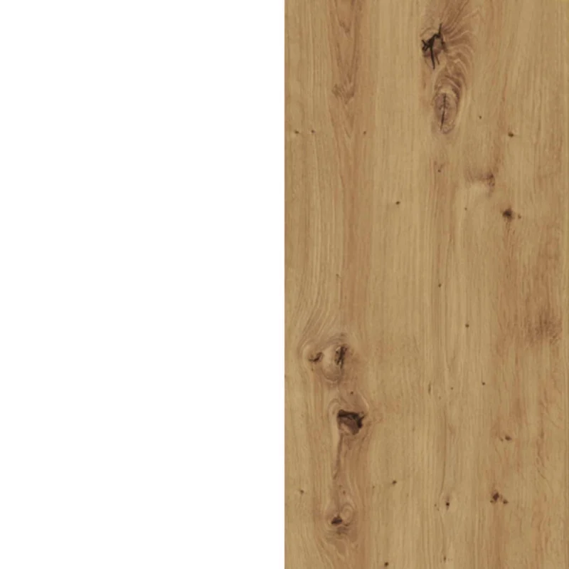 Wandboard TULUZA 140 cm Optik Weiß / Artisan Eiche von Forte