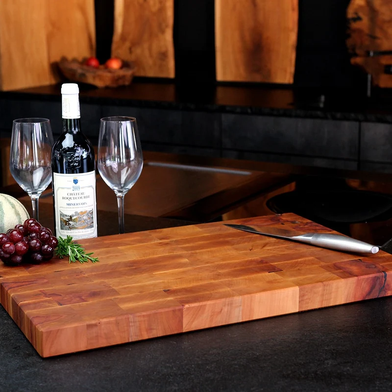Apple Wood End Grain Cutting Board