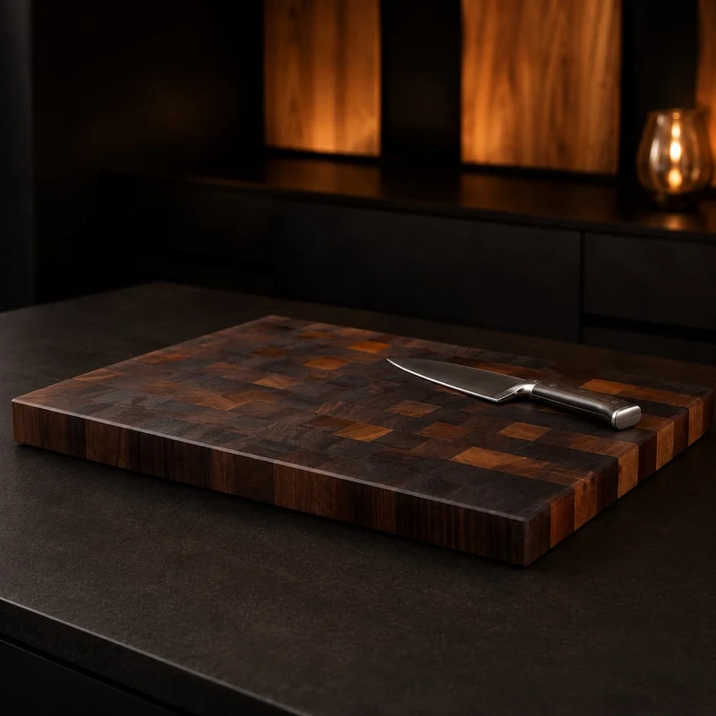 Walnut End Grain Cutting Board