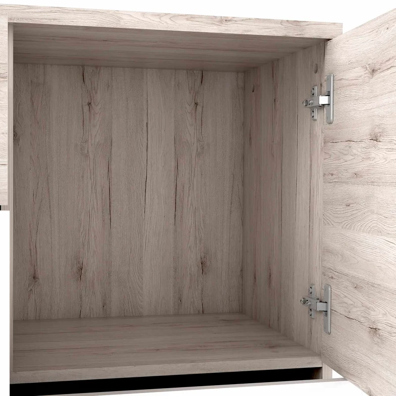 Kommode Sideboard SKIVE Optik: Sandeiche / Weiß von Forte