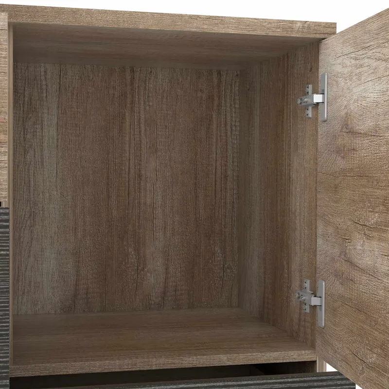 Kommode SKIVE 2-trg. 4 Schubladen Optik: Eiche Antik / Touchwood