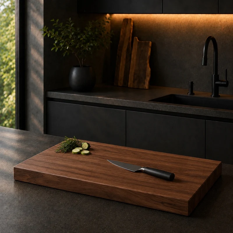 Solid Walnut Cutting Board