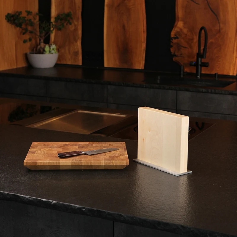 Maple Magnetic Knife Block