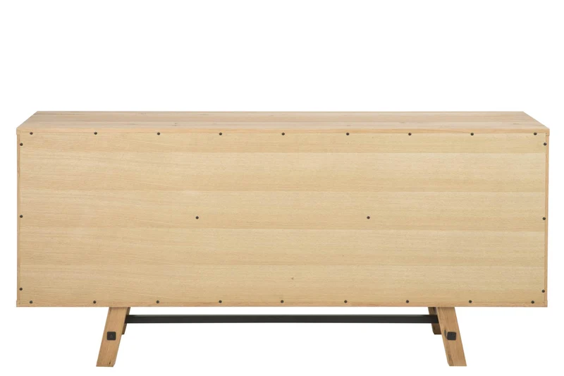 Sideboard Anrichte STOCKHOLM Wildeiche Massivholz & Furnier lackiert