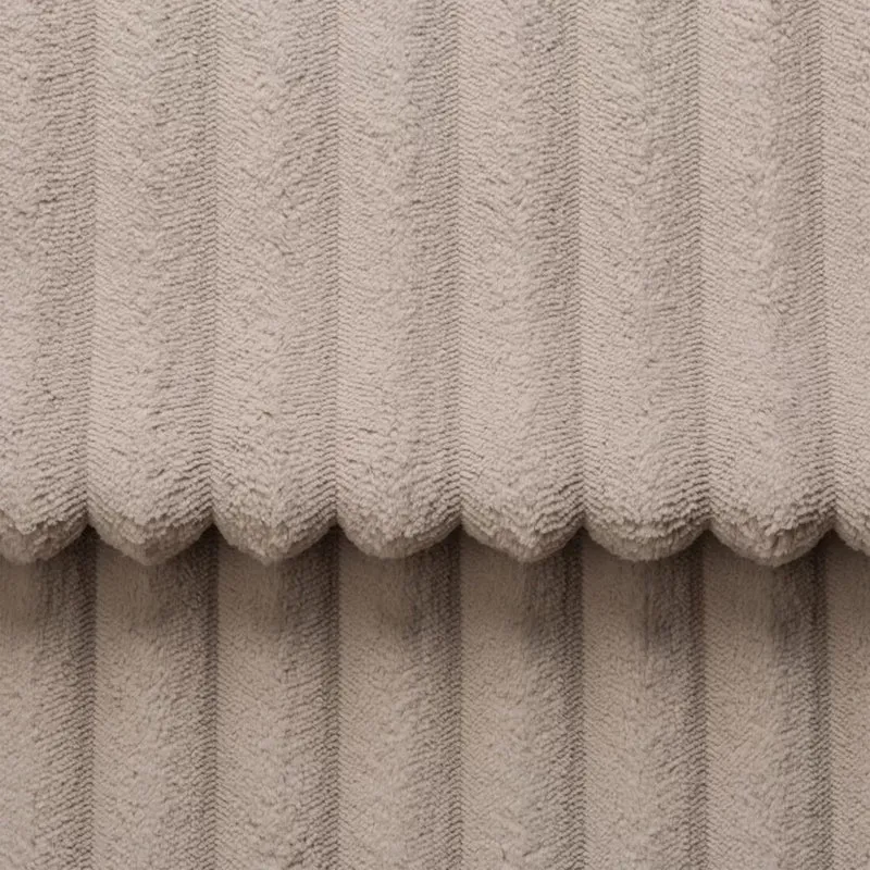 Ecksofa mit Schlaffunktion Alferia, L-förmig, mit Stauraum, beige Cord, rechtsseitig